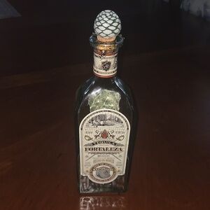 Fortaleza Tequila Blanco Glass Bottle Dwcor Bottle